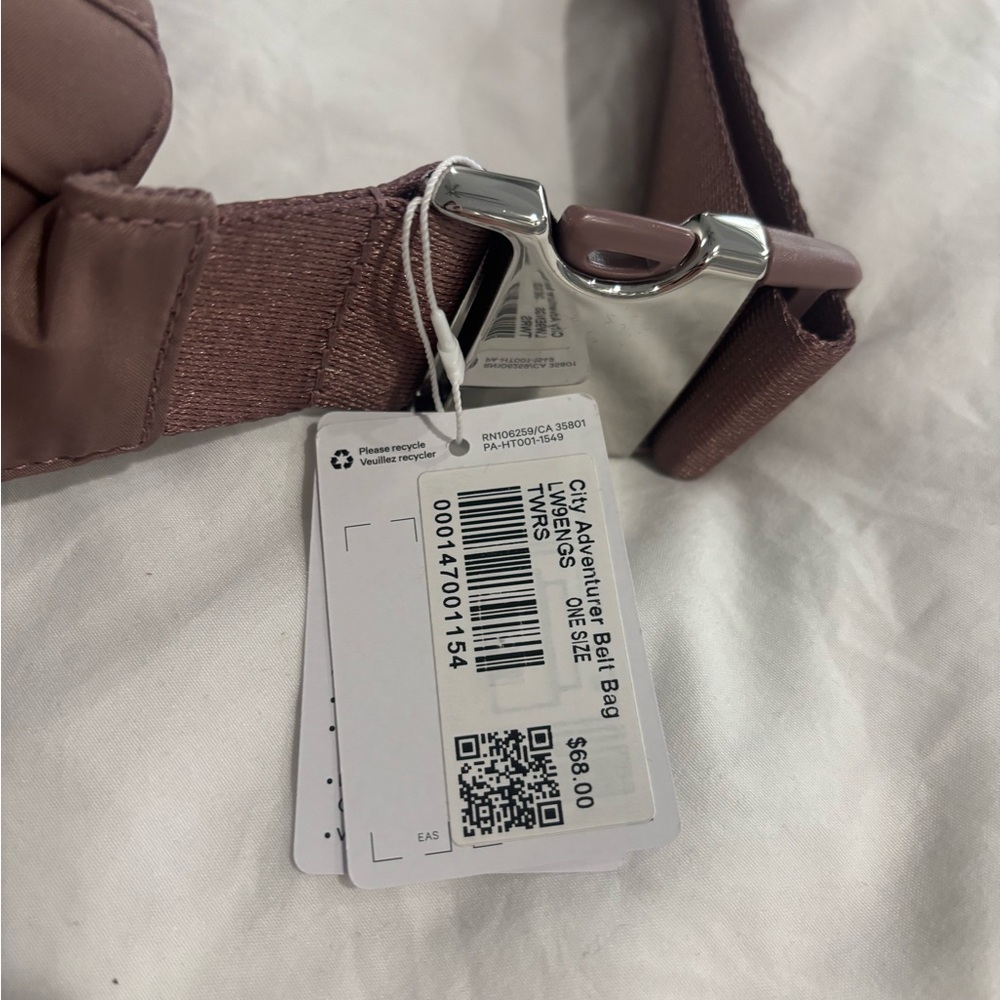 Lululemon City Adventurer Belt Bag 2.5L Crossbody Mauve Brand New With Tags - Picture 14 of 14